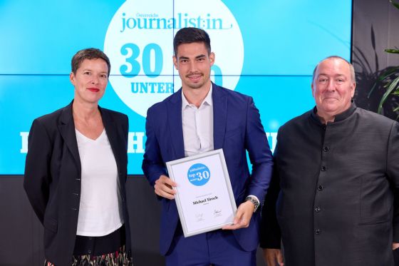 Auszeichnung "30 unter 30" journalistische Talente © APA-Fotoservice/Ludwig Schedl