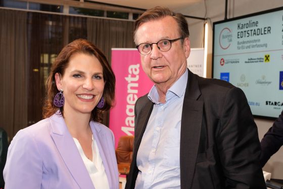 Business Talk mit Karoline Edtstadler und Gerhard Zeiler, am 08. April 2024 101 © Hans Leitner - Photography